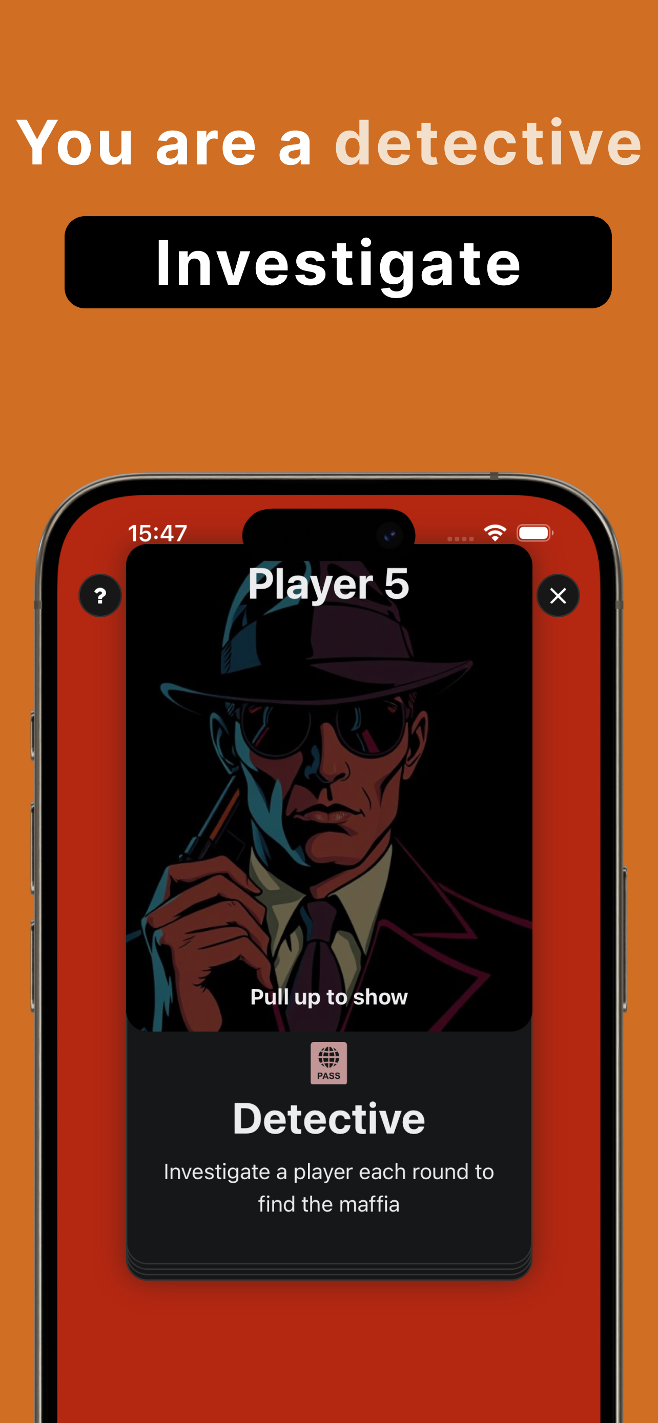 Maffia Party Gamge - Find the imposter